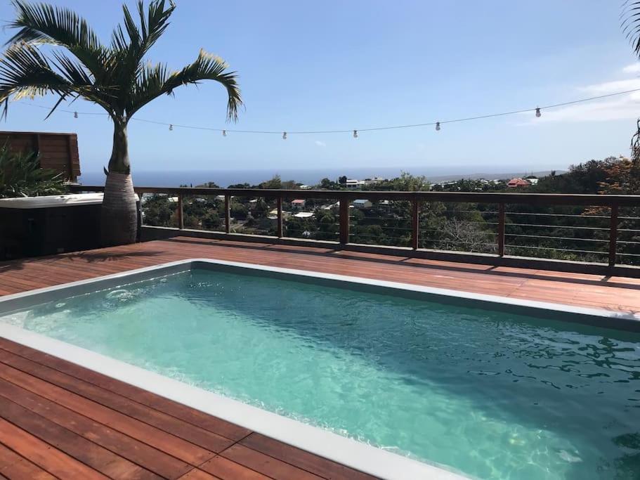 Cocooning Tropic Studio Avec Jacuzzi Privatif Saint-Louis Exterior foto