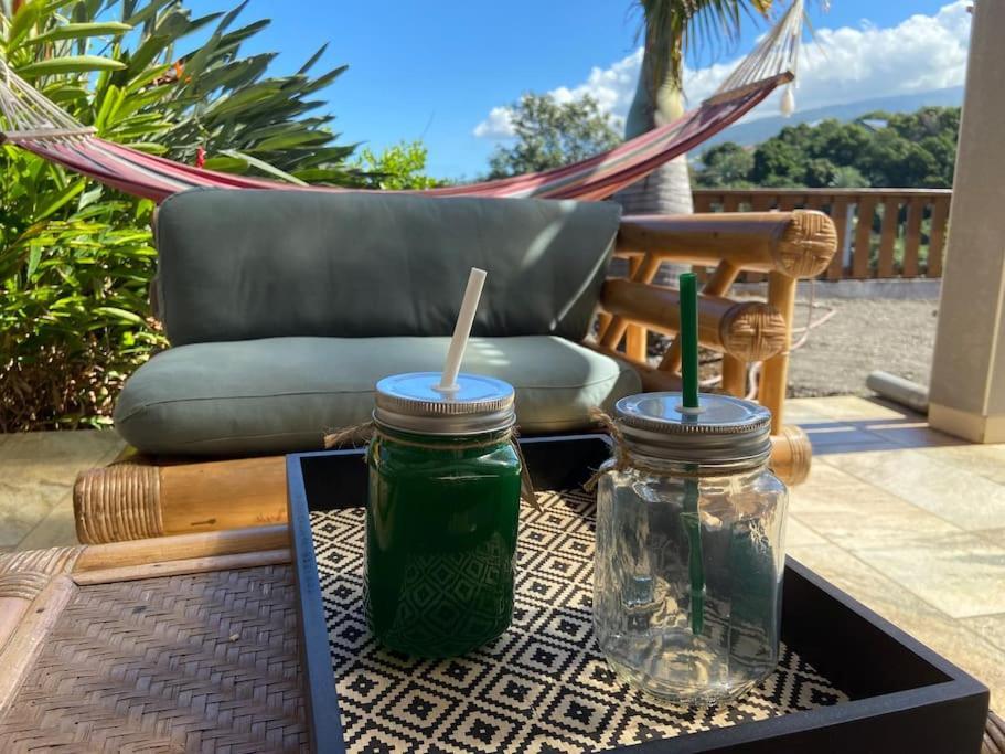 Cocooning Tropic Studio Avec Jacuzzi Privatif Saint-Louis Exterior foto
